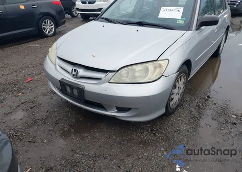 2005 Honda Civic Lx from USA, damaged, VIN 2HGES16535H523641